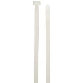 Panduit SST2S C Sta Strap Cable Tie, Nylon 6.6, Standard Cross Section, Straight Tip, 50lbs Min Tensile Strength, 1.75" Max Bundle Diameter, 0.045" Thickness, 0.18" Width, 6.7" Length, Natural (Pack of 100)