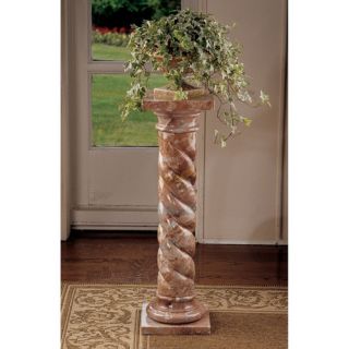 Oriental Furniture Lydian Column Pedestal Plant Stand
