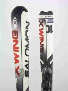 Used Salomon X Wing 10 Shape Snow Ski with Binding 158cm C  Alpine Skis  Sports & Outdoors