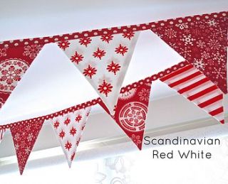 christmas mini bunting ~ lots of designs by sew sweet violet