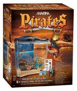 Marina Pirates Goldfish Starter Kit  Aquariums 