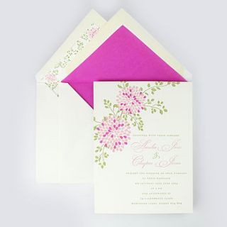 cally letterpress wedding invitation by piccolo
