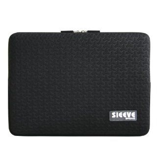 EXCO NP14 10 Black Embossed Strength Shockproof For 14" Laptop Sleeve With High Grade White Velvet Inner Lining Computers & Accessories