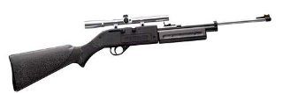 Crosman 760 Pumpmaster Air Rifle 177BB 177PEL 625 17 Black Synthetic Pump 4x15mm Scope Box 1 Single Shot 764SB  Hunting Air Rifles  Sports & Outdoors