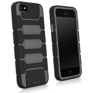 BoxWave Fortex Case for Apple iPhone 5   Ultra Slim, Form Fitting Dual Tone TPU case Double Layered Protection, Futuristic Cut out Design   Apple iPhone 5 Covers and Cases (Charcoal Grey) Computers & Accessories