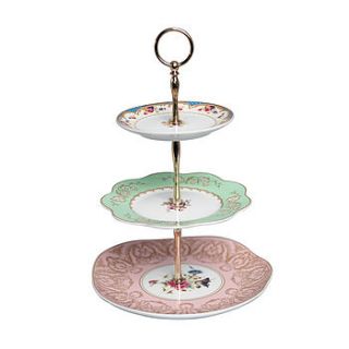 vintage style three tier cake stand by i love retro