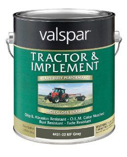 Valspar 4431 22 MF Gray Tractor and Implement Paint   1 Gallon Automotive