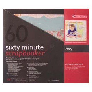 60 Minute Scrapbooker, 175 Piece   Boy Arts, Crafts & Sewing