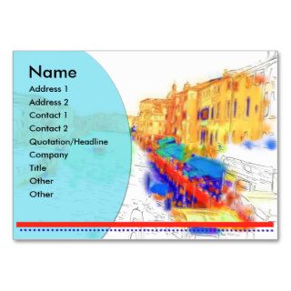 Venice Italy Calling Card Business Card Template