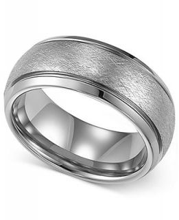 Triton Mens Tungsten Ring, Wedding Band   Rings   Jewelry & Watches