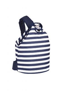 coastal duffle stripe cool bag by mocha