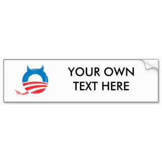 Obama Devil Bumper Sticker
