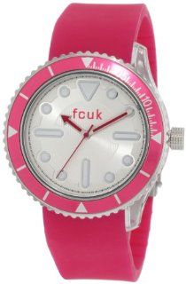 FCUK Women's FC1063PS Plastic Pink Rubber Watch Watches
