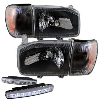 2000 2004 Nissan Pathfinder Headlights + Corner Signal Lamps + 8 Led Fog Bumper Light Automotive