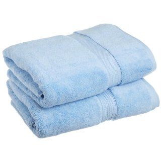 Luxurious Egyptian Cotton 900 Gram 2pc Light Blue Bath Towel Set  