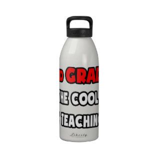 Funny 3rd Grade Teacher Shirts and Gifts Reusable Water Bottles