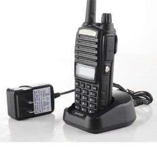 SunFounder UV 82E Dual Band 136 174/400 520 MHz FM Ham Two way Radio, Transceiver, HT   With Battery, Antenna, Charger Compatible with Baofeng 