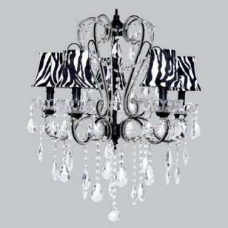 Jubilee Collection Carousel 5 Light Chandelier with Bell Shade