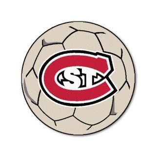 FANMATS NCAA St. Cloud State University Huskies Nylon Face Soccer Ball Rug Automotive