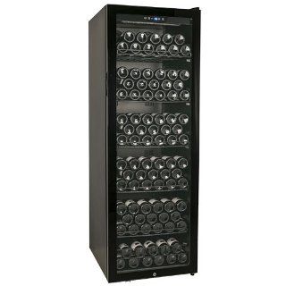 EdgeStar 173 Bottle Glass Door Wine Cabinet   Black Appliances