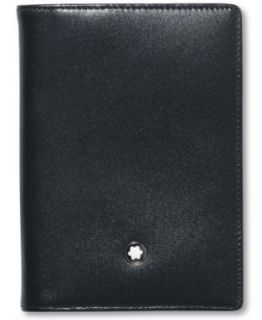 Montblanc Mens Black Leather Meisterstck Business Card Holder 14108   Watches   Jewelry & Watches