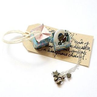 'little miss dj' necklace by little pearl button