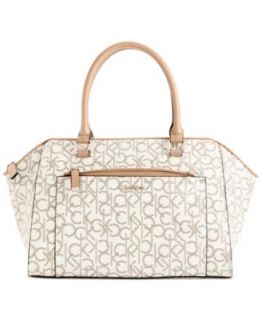 Calvin Klein Monogram Satchel   Handbags & Accessories