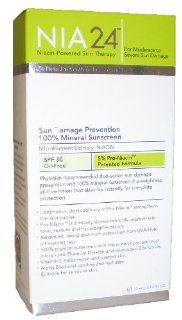 Nia24 Prevention 100% Mineral Sunscreen SPF 30 2.5 oz  Beauty
