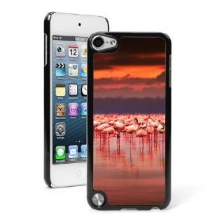 Apple iPod Touch 5th Black Hard Back Case Cover 5TB172 Color Flamingos in Lake at Sunset Cell Phones & Accessories