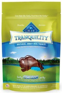 Blue Buffalo Tranquility Chicken Jerky Dog Treats, 3.25 oz  Pet Treat Biscuits 