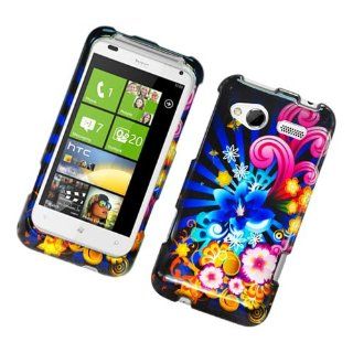 Eagle Cell PIHTCRADARG2D170 Stylish Hard Snap On Protective Case for HTC Radar 4G/Omega   Retail Packaging   Colorful Fireworks Cell Phones & Accessories
