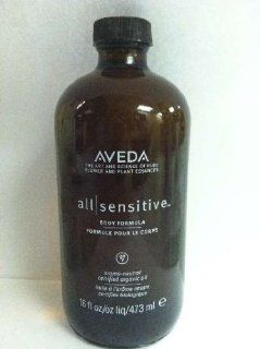 Aveda All Sensitive Body Formula Oil 16 Oz Glass Bottle  Massage Oils  Beauty