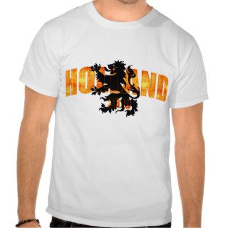 Holland Lion Oranje Soccer 2010 artwork design Tshirt