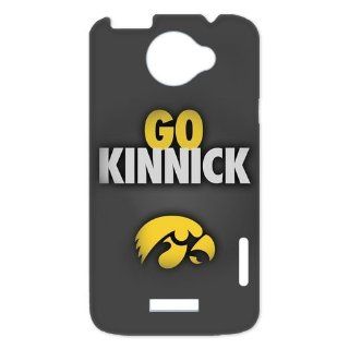 NCAA Iowa Hawkeyes GO KINNICK Logo Unique Durable Hard Plastic Case Cover for HTC One X + Custom Design UniqueDIY Cell Phones & Accessories