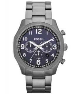 Fossil Mens Agent Stainless Steel Bracelet Watch 42mm FS4852   Watches   Jewelry & Watches