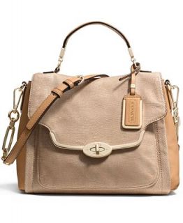 COACH MADISON SMALL SADIE FLAP SATCHEL IN GLITTER LIZARD   COACH   Handbags & Accessories