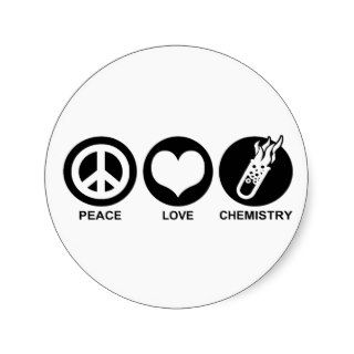 Chemistry Round Sticker