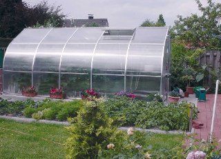 RIGA V 165 Square Foot Greenhouse  Free Standing Greenhouses  Patio, Lawn & Garden