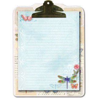 Dragonflies Punch Studio Clip Board and Notepad Set   Clipboards
