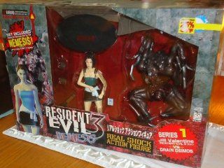 Resident Evil 3 Nemesis Series 1 Jill Valentine vs Drain Deimos Real Shock Action Figure Toys & Games