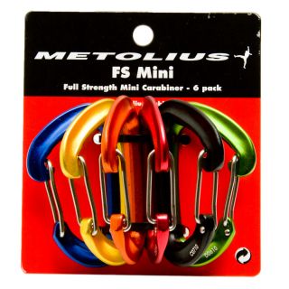 Metolius F.S. Mini Jet Carabiner Set   6 Pack