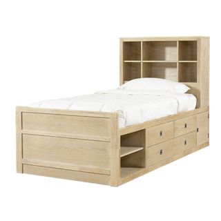 Cassidy 'Washed Teak' Twin size Storage Bed Kids' Beds