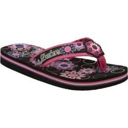 Girls' Skechers Seasides Babies Blossom Black/Pink Skechers Sandals