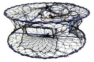 Promar Heavy Duty Collapsible Crab Pot, 32x12 Inch Poly  Fishing Bait Traps  Sports & Outdoors