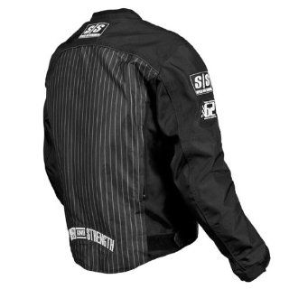 NEW SPEED AND STRENGTH 62 MOTORSPORTS ADULT TEXTILE JACKET, BLACK, SMALL/SM Automotive