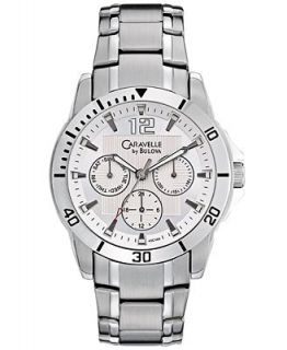 Caravelle New York by Bulova Watch, Mens Stainless Steel Bracelet 43C106   Watches   Jewelry & Watches
