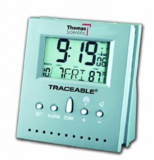Thomas 5125 Workstation Traceable Radio Controlled Atomic Clock, 2.5" Width x 3" Height x 1.5" Thick, 32 to 158 degree F
