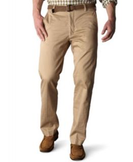 Dockers Pants, D2 Straight Fit Signature Khaki Flat Front   Pants   Men