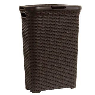Curver by Lamont Home 40L Rectangle Laundry Hamper, Chocolate   Brown Hampers