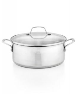Calphalon Tri Ply Stainless Steel 5 Qt. Covered Dutch Oven   Cookware   Kitchen